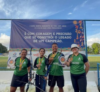 Atletas indígenas do AM vencem provas na primeira copa Norte-Nordeste de Tiro com Arco