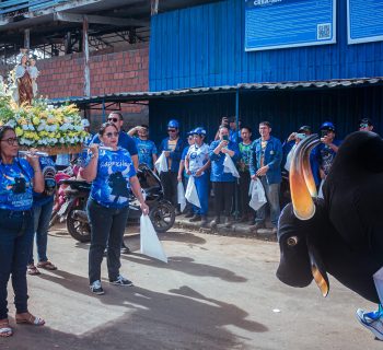 Caprichoso recebe a imagem peregrina de Nossa Senhora do Carmo