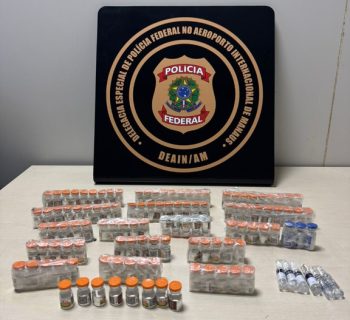Passageiros são presos em flagrante ao tentar desembarcar em Manaus com ampolas contendo medicamento para emagrecimento